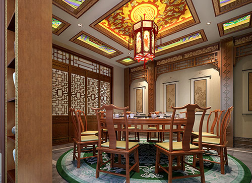 合川中式古典风格家居装修设计效果图