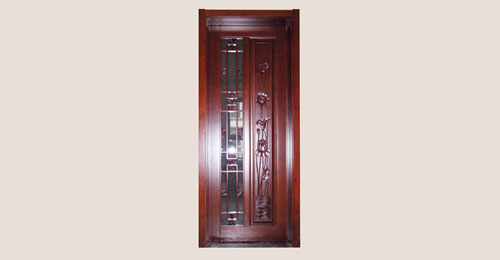 合川卧室门选红木门中式风格还是白色好